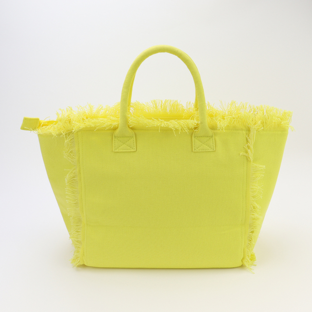Hot Sale Women's Beach Bag Cotton With Fringes Hand Western Shoulder Bag With Fringe Crossbody Canvas Fringe Tote Bag