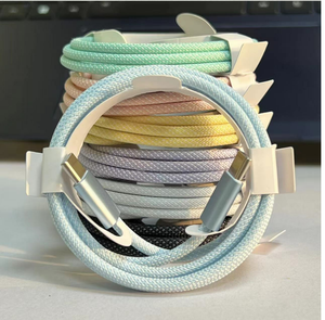 Câble de charge rapide USB C PD 60W avec blindage en feuille de PVC 1M Type-C vers Type-C pour iPhone 16 17pro Max - Product Image 4