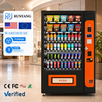 Máquina Expendedora Inteligente RUNYANG Personalizada con IA para Bebidas y Aperitivos al Aire Libre
