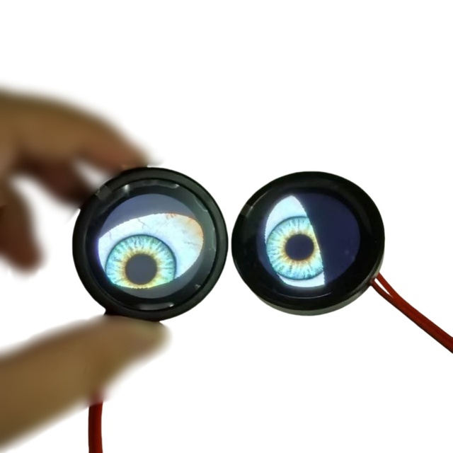8 Model Demon Eyes LED Car Light Accessories Multi-Color Dynamic Blinking Devil Eyes New Condition