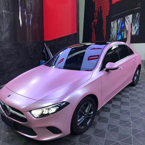 WRAPMASTER Vinilo Decorativo para Autos de 1.52*17m, Adhesivo Removible, Acabado Satinado Metálico Rosa Concha, Precios de Vinilos para Autos - Product Image 2