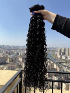 批发价格便宜的100% 人类发束自然波浪波浪顶级质量巴西中国发厂制造假发10-40英寸 - Product Image 5