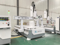 Chine 6090 1212 1325 1530 2030 2040 4 axes Atc travail du bois 3D CNC routeur bois moule gravure Machine prix