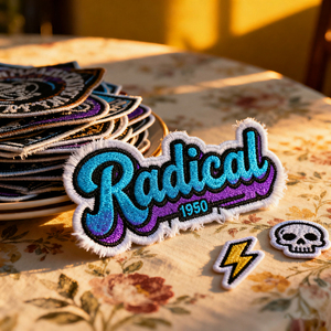 Nhà Máy Giá tùy chỉnh thêu các bản vá lỗi thiết kế khác nhau Logo văn bản hỗ trợ OEM ODM dịch vụ cho hàng may mặc mũ túi - Product Image 5