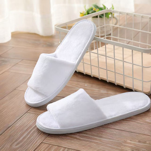 Otel terlikleri mercan polar toplu otel tek kullanımlık terlik lüks otel erkek ve kadın genel terlik - Product Image 2