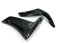 Ailerons latéraux de pare-chocs avant en fibre de carbone sèche style OEM pour Porsche 911 992 GT3RS, pièces de carrosserie aérodynamique de rechange