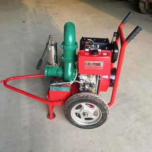 Bomba de Riego Agrícola de Alta Presión con Motor Diésel, Bomba de Agua para Irrigación de Campos, Bomba de Riego por Aspersión Manual - Product Image 2