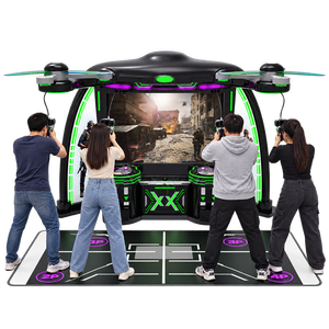 Máquina de Juego de Disparos con Pistola VR que Funciona con Monedas, Simulador de Disparos de Realidad Virtual para 4 Jugadores, para Parques de Diversiones Interiores - Product Image 2