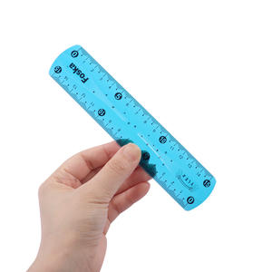 Outil de mesure multifonction Foska, règle flexible en plastique pour dessiner des lignes droites, mesurer du <span class=keywords><strong>papier</strong></span>, du tissu ou de petits objets - Product Image 2