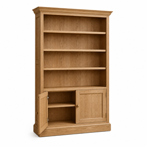 Modern French Retro Vintage Villa Wine Cabinet Display Simple Brown <b>Solid</b> <b>Wood</b> <b>Bookcase</b> Sideboard Storage Cabinet American - Product Image 3