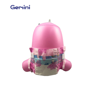 Pañales estampados lisos de día y noche, muy cómodos, pañales especiales blancos nuevos para bebés con etiqueta privada - Product Image 5