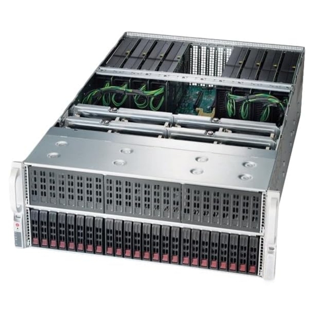 Used Server Supermicro SuperServer 4028GR-TRT 4U Dual Socket 8 GPU System High-Performance Computing Server
