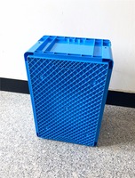 Boîte de rangement pliable en PP recyclable de haute qualité, robuste, écologique, empilable et emboîtable, caisse en plastique pour le transport de marchandises