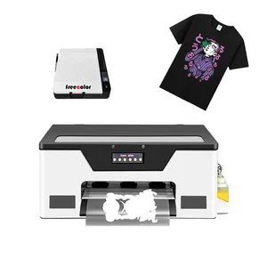 Free color Desktop-Typ Günstiger Preis Mini A3 DTF-Drucker mit XP600-Kopf für T-Shirt/PET-Folie/Transfer druck für kleine Geschäfte