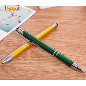 Stylo rétractable en métal Ascent à encre bleue - Product Image 5