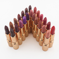 Rouge à lèvres mat longue tenue OEM personnalisé, végétalien, nude, bio, résistant à l'eau, pour marque privée – Nouvelle collection