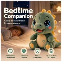 Jouet en peluche expressif et câlin, compagnon doux et engageant, partenaire d'esprit et d'âme, réactif aux émotions
