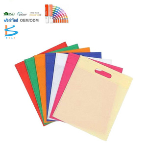 Sac fourre-tout en non-tissé écologique et recyclable pour l'<span class=keywords><strong>épicerie</strong></span>, avec logo personnalisé et fermeture à <span class=keywords><strong>d</strong></span>écoupe en <span class=keywords><strong>D</strong></span>, idéal pour la publicité en supermarché (vente en gros) - Product Image 1