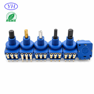 YUWAH push switch potentiometer WH118 50K 100K 470k 500K 560K 1M <b>dimmer</b> switch potentiometer with 10A switch UL Certification - Product Image 3