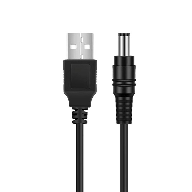 USB DC 5521 Power Set up Down Cable 5V to 12V 1M Length USB 2.0 CE RHOS Certified for Fan/WiFi Router/Power Bank