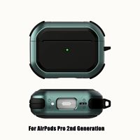 Casing Earphone Nirkabel 2-in-1 PC/TPU Grosir untuk 1/2/3/Pro/Pro2 - Anti Benturan 100% Pas Desain Kustom Permukaan Bertekstur