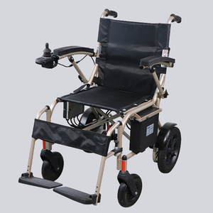Fauteuil roulant de batterie au lithium léger pliable portatif fauteuil roulant électrique pliant motorisé pour les handicapés - Product Image 6