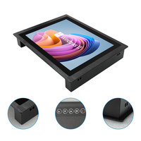 12.1 Inch CNC Panel Capacitive Touch Screen With Wide Voltage VGA & DVI Interfaces for Industrial Use Industrial Monitor