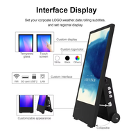Pantalla LCD Portátil de 43 Pulgadas, 4K, con Protección UV e IP65, Batería Integrada, Conectividad USB, Android, Windows, para Centros Comerciales