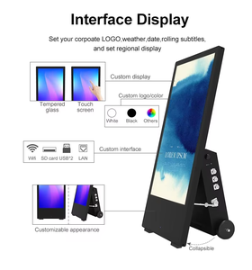 จอแสดงผล LCD แบบพกพาสำหรับใช้งานกลางแจ้งขนาด 43 นิ้ว กันน้ำมาตรฐาน IP65 ความละเอียด 4K พร้อมแบตเตอรี่ในตัว รองรับการเชื่อมต่อผ่าน USB ระบบ Android และ Windows รองรับการใช้งานกับมือถือ - Product Image 3