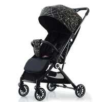 Poussette bébé légère avec toutes les roues absorption des chocs voyage en plein air landau bébé pliable facile