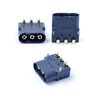 Connecteur mâle MR60PB Amass MR60 à 3 broches pour batterie, avec gaine, plaqué or, 35A 500V, boîtier PA, vente en gros