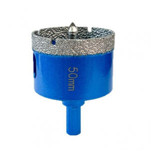 ดอกเลื่อยวงเดือนขนาด 50 มม. ปลายคาร์ไบด์ สำหรับเจาะกระเบื้อง แก้ว หิน พร้อมไพล็อตในตัว - Product Image 1