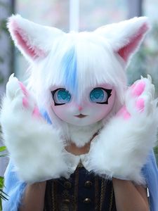 Casque et costume de qualité supérieure en fourrure Kigurumi - Product Image 2