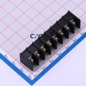 WJ25S-B-7.62-8P Barrier Terminal Block P=7.62mm Connector - Product Image 1
