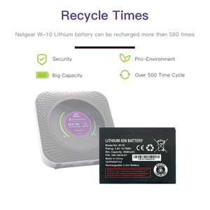 Nueva Batería Recargable de Litio de 3.7V 5040mAh 308-10034-01 para <span class=keywords><strong>Router</strong></span> WiFi <span class=keywords><strong>Netgear</strong></span> MR2100 MR1100 - Product Image 3