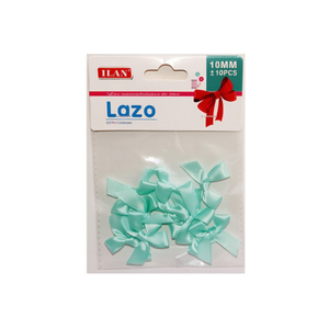 Lazo de Cinta de 10 mm Ilan Lazo, Color Azul Piscina, para Decoraciones y Manualidades - Product Image 2