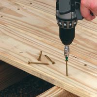 Vis à bois structurelle GRK Type R4 multi-usages à tête étoile avec revêtement Climatek, approuvée ESR