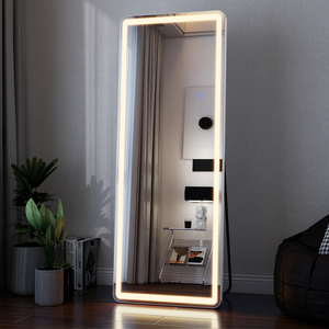 Modern Luxury Home Room Wall Decoration Full-length <b>Mirror</b> Unbreakable Floor <b>Mirror</b> - Product Image 1