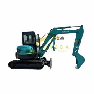 5.5 tons excellent Mini excavator second hand SK55 Kobelco in nice running condition SK210/SK200 perfectly protected