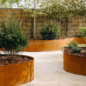 Bordure en acier Corten sur mesure pour l'aménagement paysager du jardin - Product Image 2