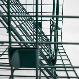 กรงดักสัตว์แบบมีกรงสำหรับควบคุมสัตว์กรงโลหะสำหรับสุนัขและแมว - Product Image 2