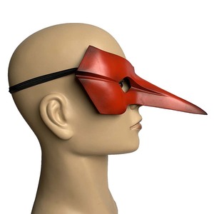 Men Halloween Costume Accessory Akechi <strong>Gorou</strong> Soft Red Latex Mask GAHC-027 - Product Image 2