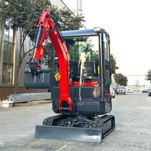 รถขุดขนาดเล็กสำหรับใช้ในบ้าน พร้อมบูมสวิง น้ำหนัก 1.8 ตัน รถขุดตีนตะขาบแบบมีห้องโดยสาร มาตรฐาน EPA EURO 5 เครื่องยนต์ดีเซล ราคาถูก - Product Image 5