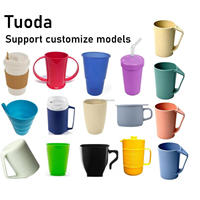 Usine En Gros Écologique Moderne Réutilisable Paille De Blé Tasses Tasse À Café Tasse De Voyage Tasses À Café