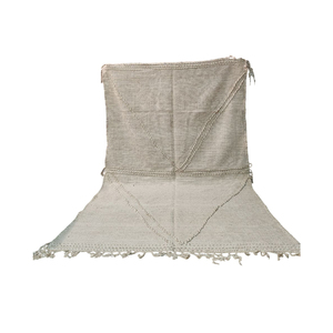 Traditional Moroccan Zanafi <b>Rug</b> Handwoven Wool With Chevron Design For Contemporary <b>Boho</b> Lounge Area - Product Image 1