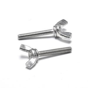 M5 M6 M8 SS 304 316 스테인레스 스틸 엄지 나사 볼트 광장 나비 트위스트 날개 나사 - Product Image 2