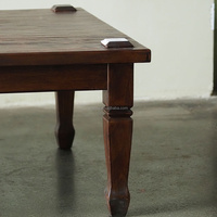 Table d'appoint minimaliste mobile en bois massif, table de chevet, mobilier de salon et chambre, fournisseur commercial écologique en gros
