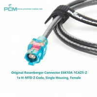 Câble Ethernet automobile H-MTD femelle MATENet femelle Gigabit cuivre PVC original Rosenberger E6K10A-1BZZ5-Z TE 2302510-9 Code Z