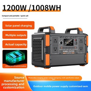 1200W Outdoor LiFePO4 Energy Storage Power Supply-Large Capacity Mobile Emergency <b>Backup</b> with Model YT1101 - Product Image 4