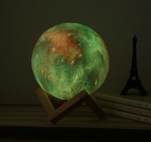 Dropshipping Hot Selling Modern 3D Earth <b>Lamp</b> 16 Color Night Light Touch <b>Remote</b> <b>Control</b> ABS LED High CRI 90 Dimmable for Bedroom - Product Image 2